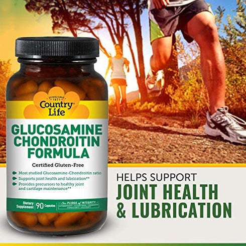 Country Life Glucosamine Chondroitin, 90 vcaps