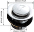 ZLYY Tip Toe Style Bathtub Drain Stopper with A Flexible Water Pipe