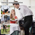 ROTANET Waist Apron with 3 Pockets Black Bistro Apron Long Server Apron Half Wide Extra Large Waterproof Multi Pack