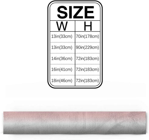 LeoHome Ombre Cotton Linen Rectangle Table Runners 13''x70'', Gradient Pink and Grey Luxury Table Runners for Wedding Party Banquet Dinner Decor