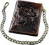 Vintage Dragon Mens Wallet Slim Card Money Purse Wi/ Safe Chain