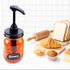 Mason Jar Syrup & Sauce Honey Dispenser Pump Lids for Regular Mouth (2 Pack ), Airtight & Leak-Proof Kitchen Food Grade Coffee Syrup Dispenser Pump (Jar Not Included)