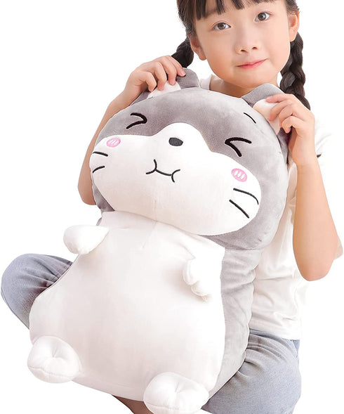 15.7" Hamster Stuffed Animal Plush Toy?Cute Anime Body Soft Pillow Doll Kawaii Mouse Plushies?Great Gift for Kids Birthday,Valentine
