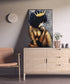 Black Queen Wall Art Africa America Wall Art Black Girl Canvas Wall Art Dector Pictures African Art Bedroom Wall Decorations Black Queen Artworks For Living Room No Frame 16x24 Inch
