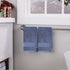 Bathroom Hand Towels (14x30 inch), Home Soft 100% Cotton Super Soft Highly Absorbent Hand Towels for Bath, Hand, Face, Gym and Spa (Blue-4ack)