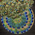 Peacock Feathers Christmas Tree Skirt 36 in for Christmas Decorations Skirt Rustic Xmas Holiday New Year Party Tree Mat Decor Indoor Outdoor Christmas Tree Mats