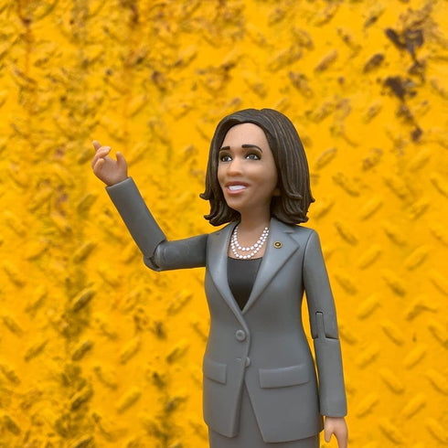 Political Action Figures - Collectible, Novelty, Gag Gift Idea for Adults - Cute Desk Accessories for Home & Office (Kamala Harris)