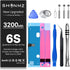 Battery for iPhone 6S, 2022 New Upgraded Higher Capacity 0 Cycle Battery Replacement for iPhone 6S Model A1633, A1688, A1700 with Complete Professional Repair Tool Kits