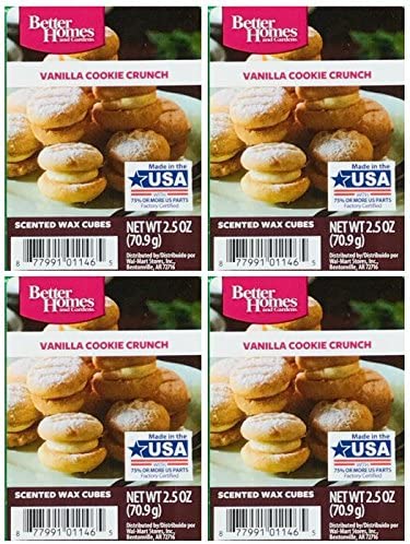 Better Homes and Gardens Vanilla Cookie Crunch Wax Cubes - 4-Pack