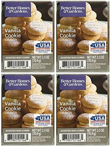 Better Homes and Gardens Vanilla Cookie Crunch Wax Cubes - 4-Pack
