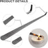 ManChDa 4 in 1 Candle Accessory Set - Candle Wick Trimmer, Candle Wick Dipper, Candle Wick Snuffer, Storage Tray Plate, Candle Care Tools Gift for Candle Lovers for Cosmetics Metal Storage (Black)
