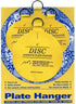 Flatirons Disc Adhesive Plate Hanger Set (2-3 Inch and 2-4 Inch Hangers)