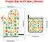 Mid Century Fifties Modern Atomic Retro Colors Oven Mitts and Pot Holders Sets Heat Resistant 3 Pcs Kitchen Sets for Kitchen,Cooking,Baking,Grilling,Cooks Gifts