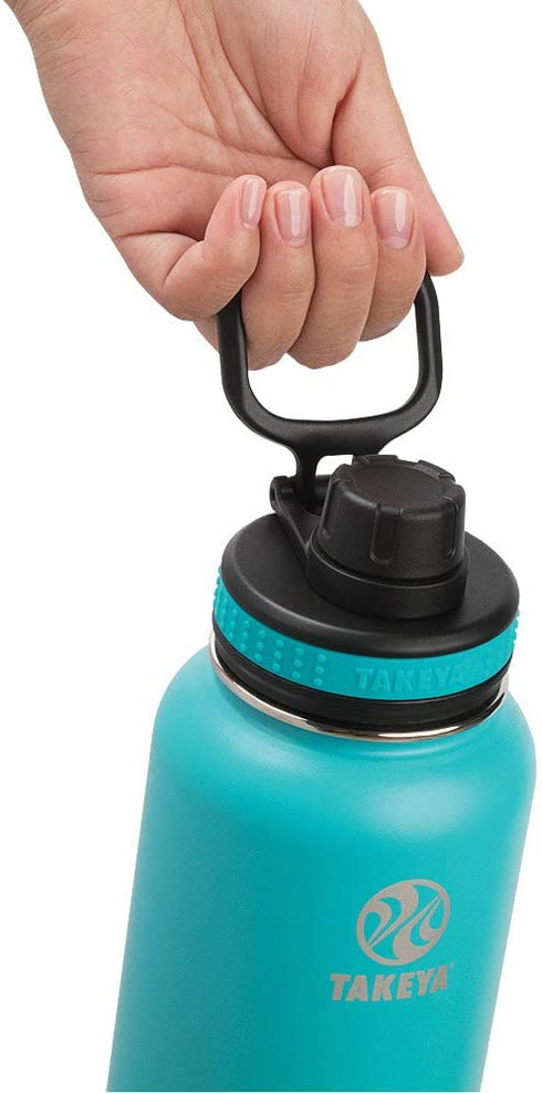 Takeya, Ocean Originals Vacuum-Insulated Stainless-Steel Water Bottle, 40oz, 40 oz