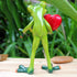 Dorlotou Frog Figurines Statue Cute Funny Frog Sculpture Love Gifts for Home Desk Decoration 6061