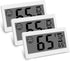 Digital Thermometer Indoor Hygrometer Room Temperature Monitor Humidity Gauge with Big Screen Stand Wall Hanging Magnet Greenhouse House Kitchen Car (3 Pack)