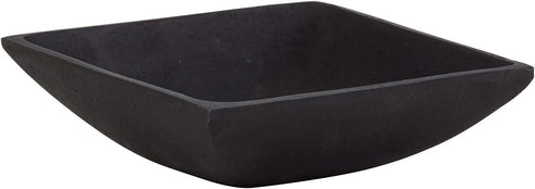 47th & Main Square Cast Iron Bowl, Medium, Black