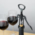 True Soar Matte Black Winged Corkscrew, Self Centering Worm, Bottle Opener