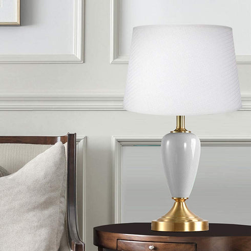 ALUCSET Double Medium Paper Lamp Shades Set of 2, Drum Lampshades for Table Lamp and Floor Light, 10x12x8 inch, Natural Crafted, Spider (paper white, 2 PCS Pack)