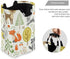 Laundry Hamper Bucket Cute Woodland Animals Trees Mushrooms Berries Collapses Laundry Basket Washing Bin for Home Organizer Nursery Storage Baby Hamper Kids Room