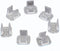 99 Lighting 200 Pieces LED Neon Mounting Clips,Install Fittings Clips,Fixing Clips Accessories for 6mm 6x12mm Silicone led neon Flex Strip Lighting,Make The neon Signs (6mm)