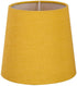 Tootoo Star 13 Inch Small Bedside Table Lamp for Bedroom Living Room Nightstand, Metal Base (Yellow Shade, Brass Base)