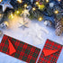3 Pieces Christmas Sleeping Bags Accessory Elf Doll Sleeping Bag and 3 Pieces White Bathrobes for Elf Doll Red Green Plaid Sleeping Bag for Elf Doll Decorations, 3 Styles (Doll is not Included)