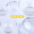 Maredash Mini Bowls 4 Inch Glass Bowls for Kitchen Prep, Dessert, Dips, and Candy Dishes ,4oz Stackable Dishware safe ,Set of 16 (combination)