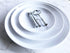 3 Tier Serving Tray Melamine White Stand for Cupcake Cake Dessert Pastry Fruit Tea Party (Large Size)