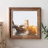 10x10 Frame Wood Set of Two, Rustic Square Frame for Wall Mount & Tabletop 10 by 10 Frame Mounting Hardware Included