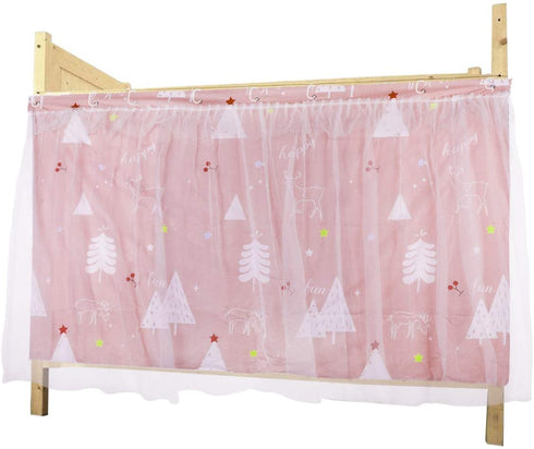 Dorm Bunk Bed Curtain Printed Blackout Curtain Single Bed Tent Curtain Student Cloth Shading Bed Canopy Spread Curtain Mosquito Net Student Sleep Privacy Protection Net Home Bunk Bed Screen