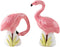 Ceramic Flamingo Salt & Pepper Shaker Set