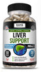 Kaya Naturals Liver Support - Liver Detox | Gut Health Support for Adult | Milk Thistle & Dandelion Root Capsules | Liver Cleanse Detox & Repair w/ Artichoke Extract Liver Health Supplement | 60 Count