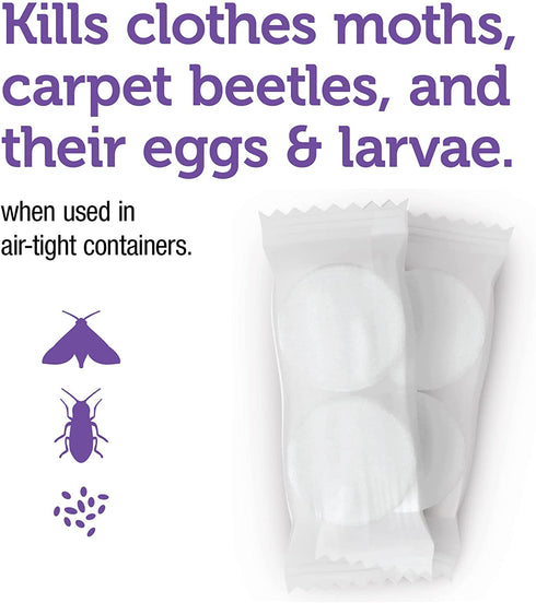 Enoz Moth Ball Packets - Lavender Scented, pack of 6