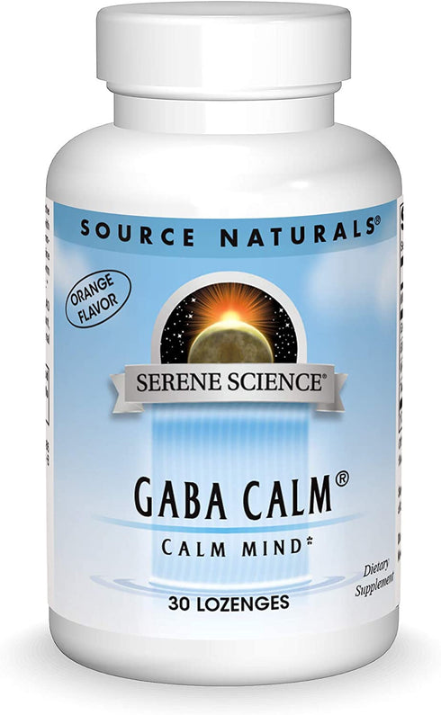 Source Naturals Orange Sublingual GABA Calm, 30 CT
