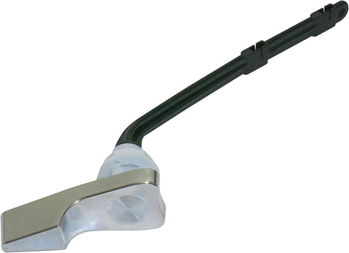 Qualihome Toilet Tank Flush Lever Replacement for American Standard (45 Degree Neo-Angle Arm, Chrome)