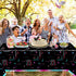 TIK Tok Tablecloth,Extra-Large 108”x 54”Disposable Music Table Cover, Ideal for TIK Tok Themed Musical Rockstar Birthday Party Supplies Decoration (1)