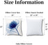 Wyooxoo Blue Pillow Covers 18x18 Set of 4 Decorative Floral Throw Pillow Cover for Couch Modern Outdoor Pillows Case for Sofa Living Room Cushion Bed Navy Blue and White Home Decor
