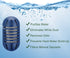 UKNESFROD Demineralization Cartridge Filter Compatible with HoMedics Ultrasonic Humidifiers Replacement Cartridges for Humidifier & Calcium Filter-16Pack