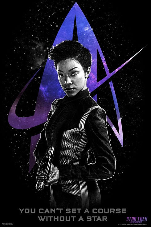 Pyramid America Star Trek Discovery Burnham Without a Star Cool Wall Decor Art Print Poster 12x18