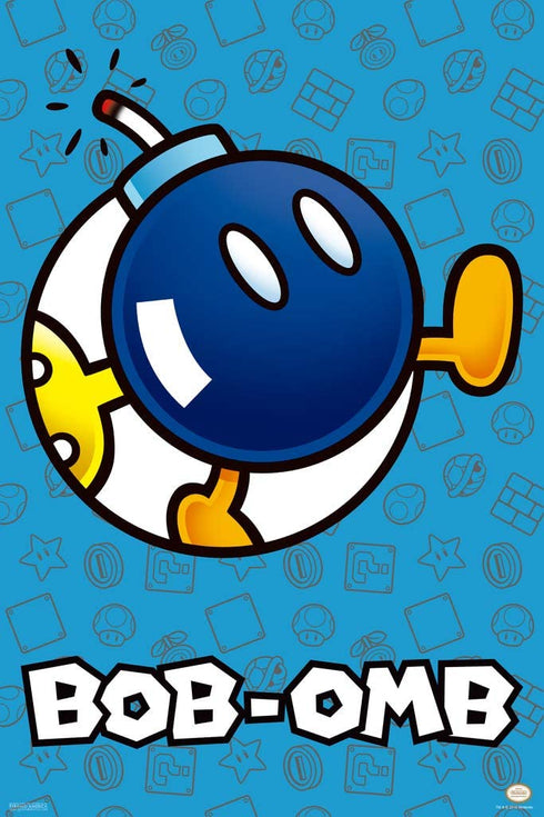 Pyramid America Super Mario Bros Bob omb Nintendo Cool Wall Decor Art Print Poster 12x18
