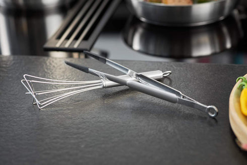 R¶sle Stainless Steel Kitchen Fine Tongs, Silicone Tip, Stainless