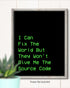 Computer Technology Poster, Print or Canvas - Geek Wall Decor - Coding Wall Art - Gifts for Computer Geeks, Nerds, Programmers & Coders - 8x10 unframed print