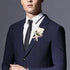 Aivanart 4/8/14 Pcs Rose Boutonnieres Groom Flower for Wedding Party Prom Man Suit Decoration