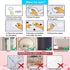 DmHirmg Valentine's Day Window Clings Decorations, Valentines Window Decal Stickers Valentine's Day Decorations Removable Window Sticker Decals for Home Party Wedding Anniversary Decorations (9 Sheet)