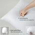 FavriQ 18 x 18 Throw Pillow Inserts with 100% Cotton Cover Square Cushions for Chair Bed Couch Car Down Alternative Pillow Form Sham Stuffer Decorative Pillow Insert White Sofa Pillow (Set of 2)