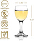 Shot Glasses, 1.75oz Mini Wine Glasses Set of 6, Cute Shot Glasses/Great for White and Red Wine/Wine Glass Clear/Tasting Glasses