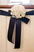 VATIN 1-1/2" Wide Double Faced Polyester Satin Ribbon - 50 Yard (Navy Blue), Perfect for Wedding, Gift Wrapping, Bow Making & Other Projects