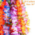 FunToy Hawaiian Leis 50 Counts Tropical Hawaii Luau Flower Lei for Adults and Kids Party Decorations