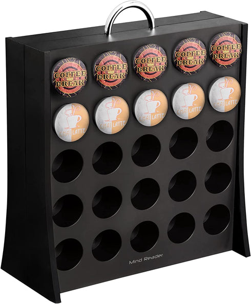 Mind Reader Organizer Coffee Pod Holder, 50 Capacity, Black